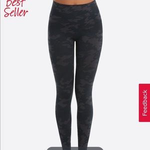 Spanx black camo leggings - fit like a medium!